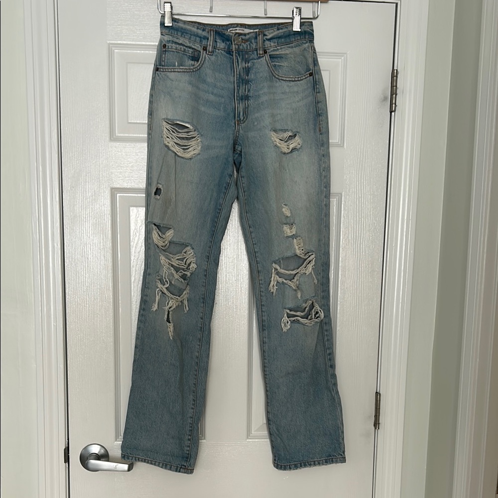 Distressed Blue Jeans by Garage Denim size 00